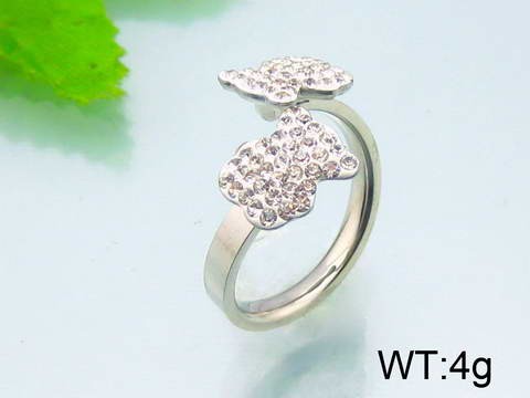 Stainless Steel Tou's Rings KR29554-K