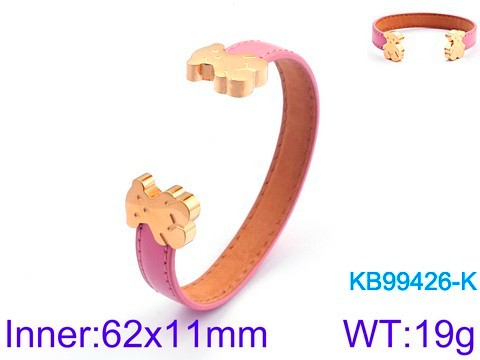 Stainless Steel Tou's Bracelet KB99426-K