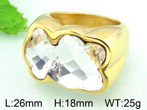 Stainless Steel Tou's Rings KR31874-K