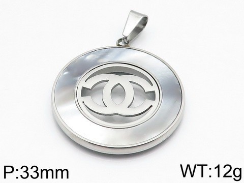 Stainless Steel Tou's Pendant KP80977-KC