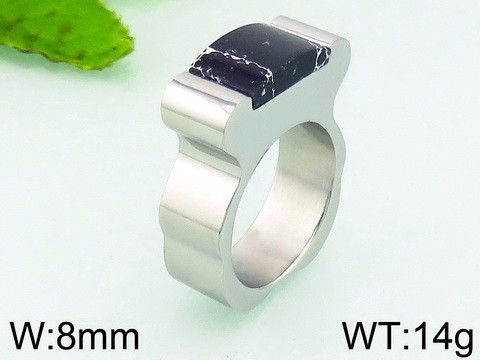 Stainless Steel Tou's Rings KR39510-K