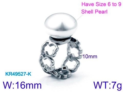 Stainless Steel Tou's Rings KR49527-K