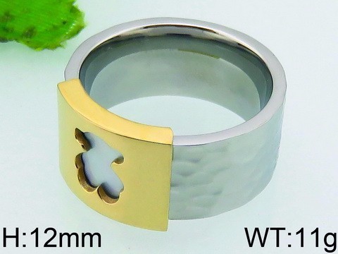 Stainless Steel Tou's Rings KR38197-K