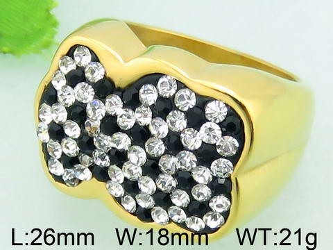 Stainless Steel Tou's Rings KR32249-K