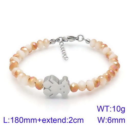 Stainless Steel Tou's Bracelet KB133599-K