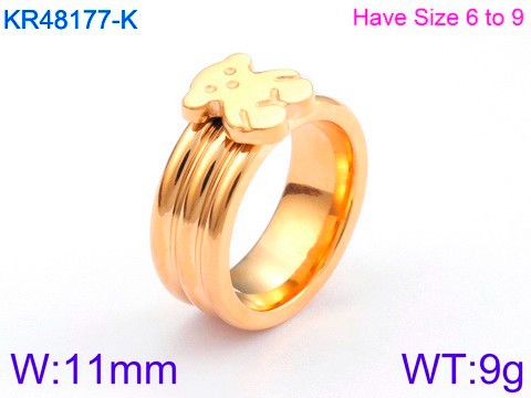 Stainless Steel Tou's Rings KR48177-K