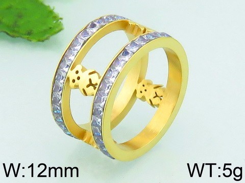 Stainless Steel Tou's Rings KR41291-K