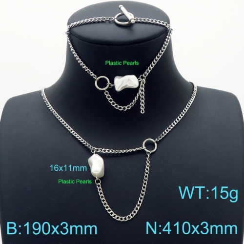 Stainless Steel Jewelry Set KS189772-Z17