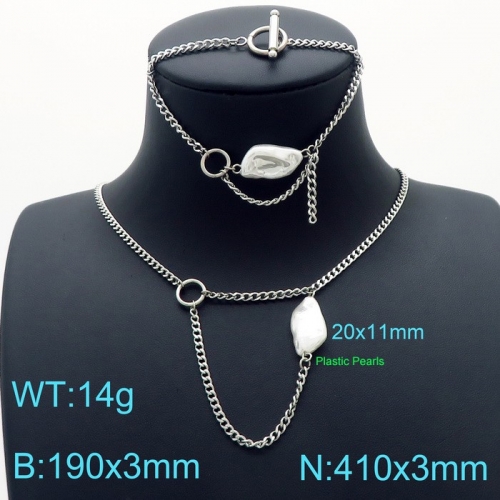 Stainless Steel Jewelry Set KS189778-Z17