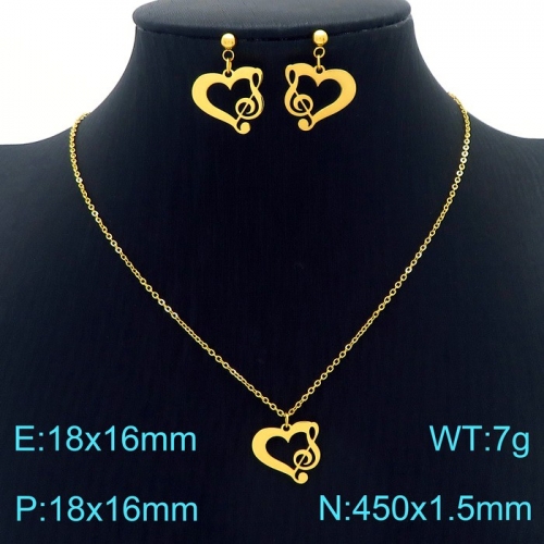 Stainless Steel Jewelry Set KS190470-Z17