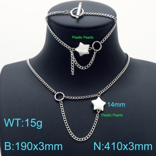 Stainless Steel Jewelry Set KS189780-Z17