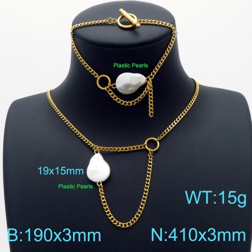 Stainless Steel Jewelry Set KS189767-Z21