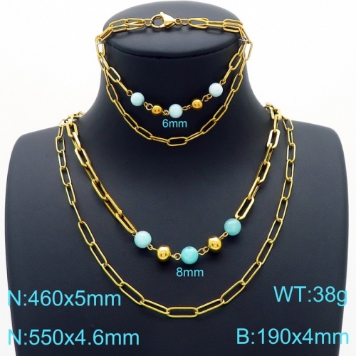 Stainless Steel Jewelry Set KS189783-Z35