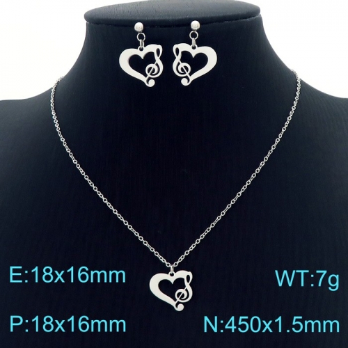 Stainless Steel Jewelry Set KS190469-Z13