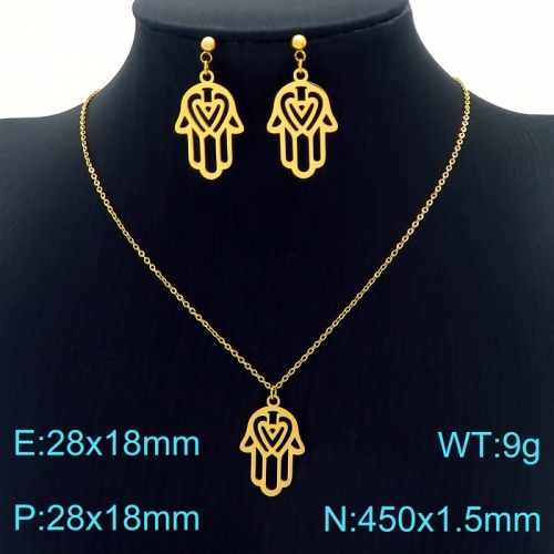 Stainless Steel Jewelry Set KS190460-Z17