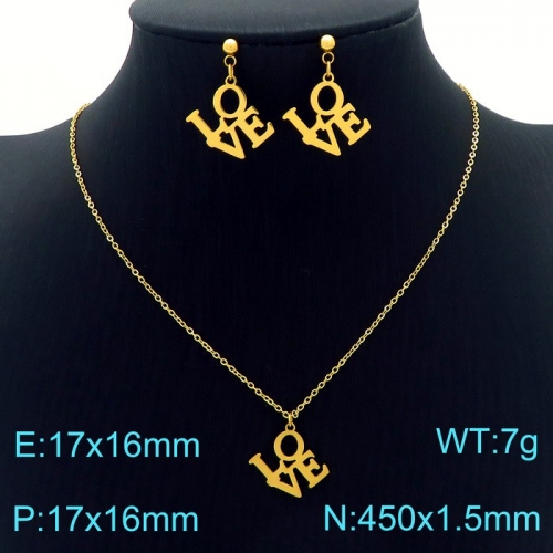 Stainless Steel Jewelry Set KS190472-Z17