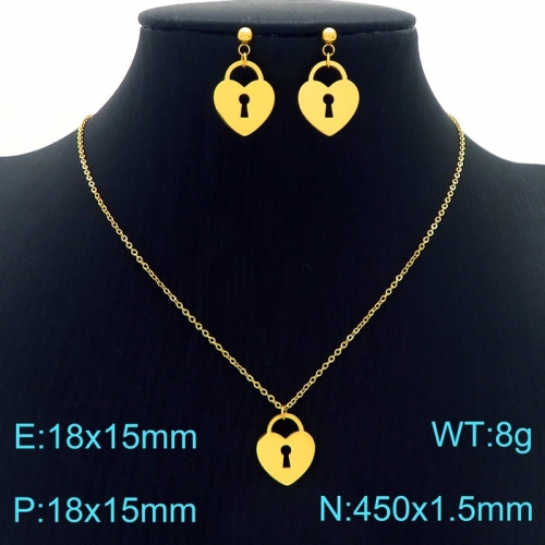 Stainless Steel Jewelry Set KS190482-Z17