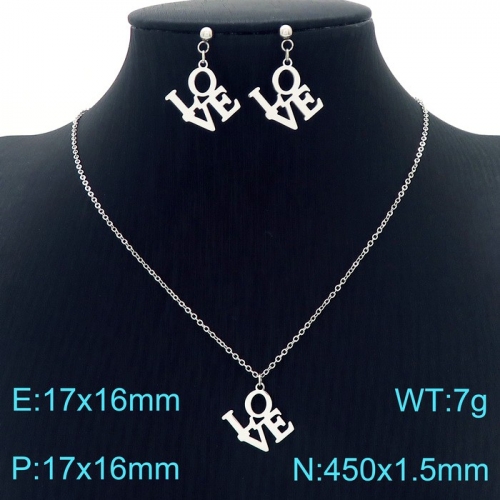 Stainless Steel Jewelry Set KS190471-Z13