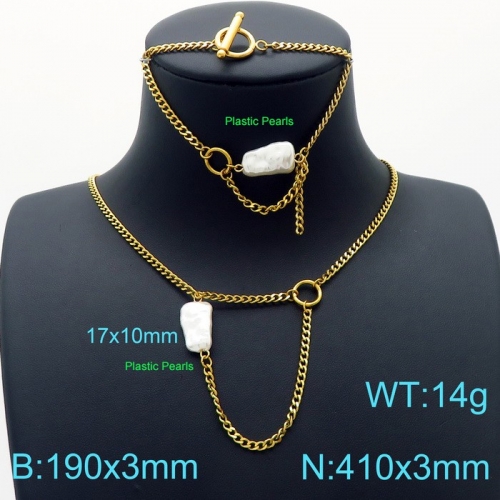 Stainless Steel Jewelry Set KS189775-Z21