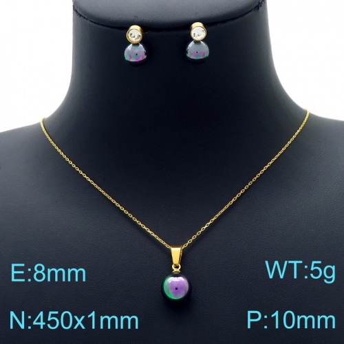 Stainless Steel Jewelry Set KS190103-Z18