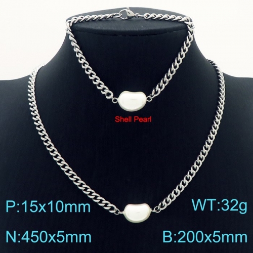 Stainless Steel Jewelry Set KS190938-Z18