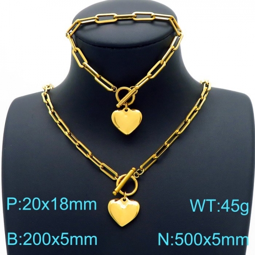 Stainless Steel Jewelry Set KS190502-Z37