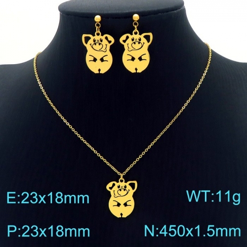 Stainless Steel Jewelry Set KS190480-Z17