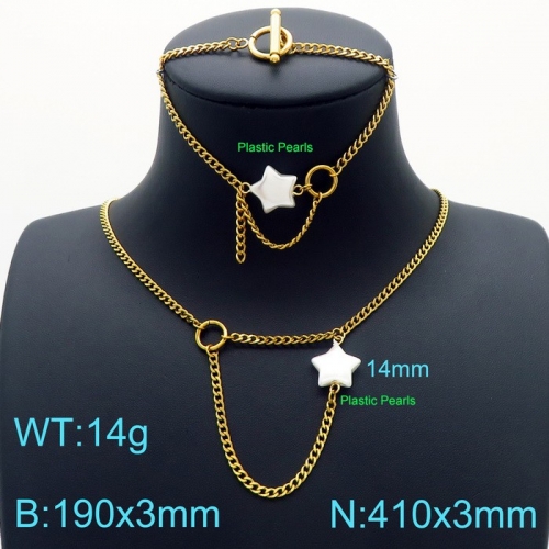 Stainless Steel Jewelry Set KS189781-Z21