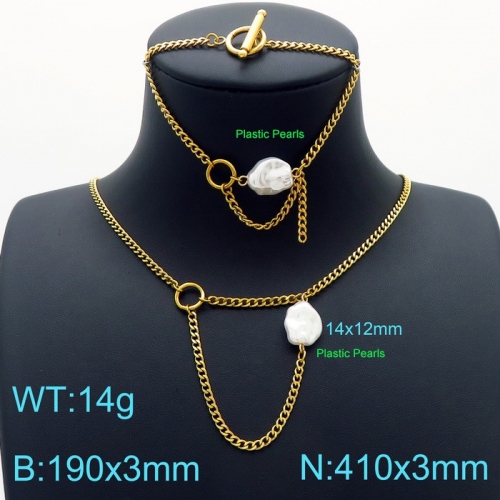 Stainless Steel Jewelry Set KS189771-Z21