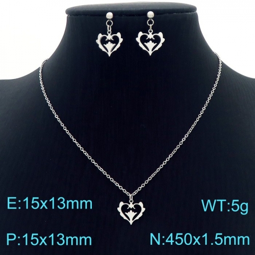 Stainless Steel Jewelry Set KS190491-Z13