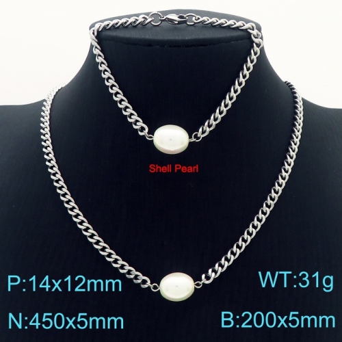 Stainless Steel Jewelry Set KS190933-Z18