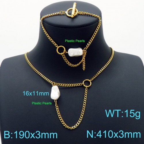 Stainless Steel Jewelry Set KS189773-Z21