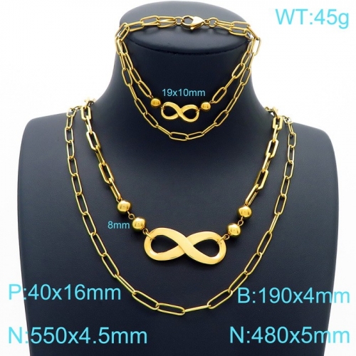 Stainless Steel Jewelry Set KS190094-Z38