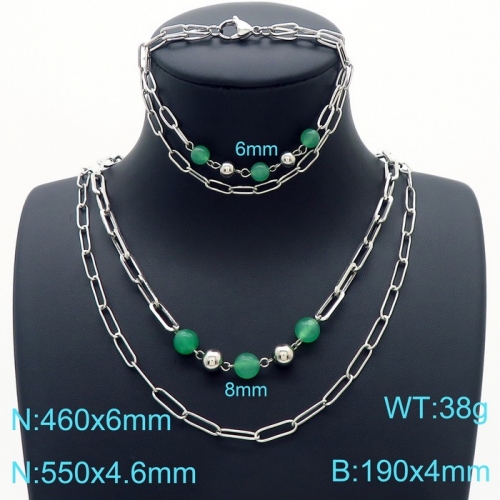 Stainless Steel Jewelry Set KS189790-Z25