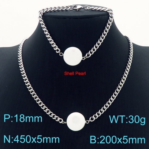 Stainless Steel Jewelry Set KS190931-Z18