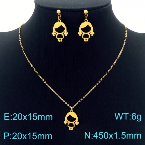 Stainless Steel Jewelry Set KS190458-Z17