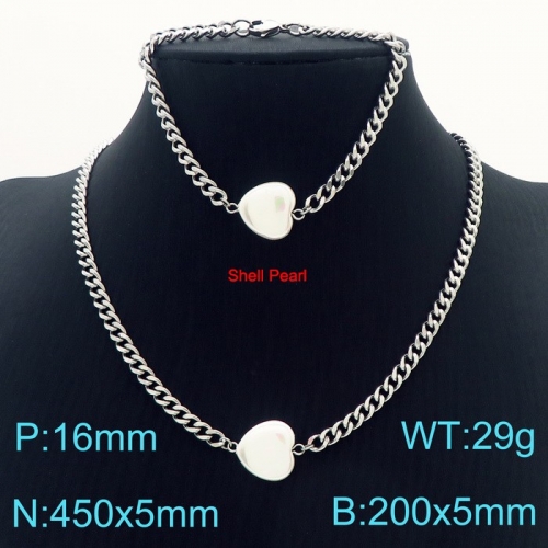 Stainless Steel Jewelry Set KS190929-Z18