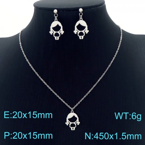 Stainless Steel Jewelry Set KS190457-Z13