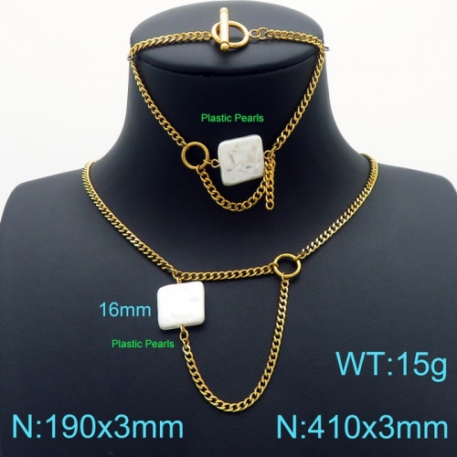 Stainless Steel Jewelry Set KS189769-Z21