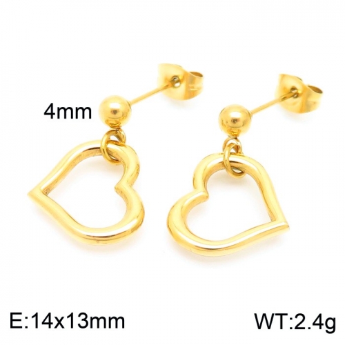 Stainless Steel Earring KE102593-Z10