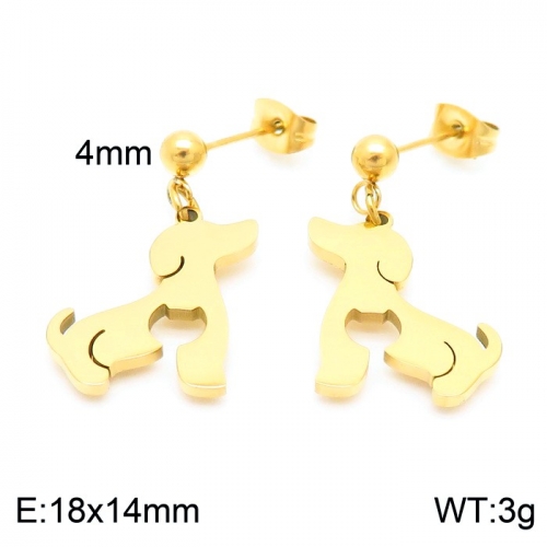 Stainless Steel Earring KE102607-Z10