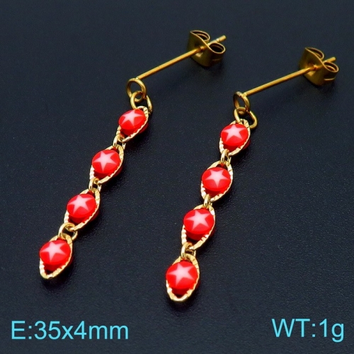 Stainless Steel Earring KE102735-Z6