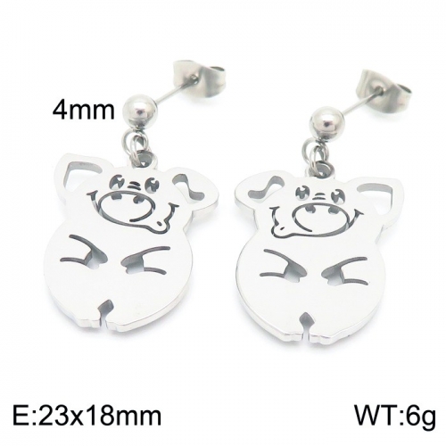 Stainless Steel Earring KE102598-Z8