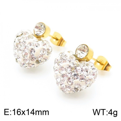 Stainless Steel Earring KE102193-Z13