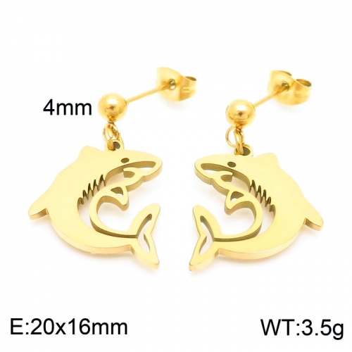 Stainless Steel Earring KE102609-Z10