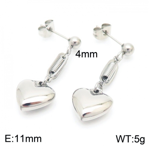 Stainless Steel Earring KE102620-Z10