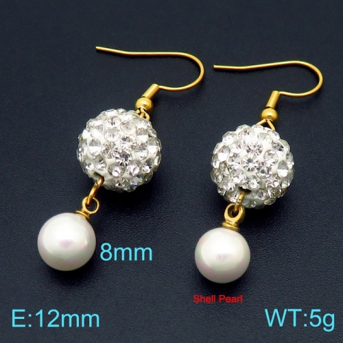 Stainless Steel Earring KE102728-Z12