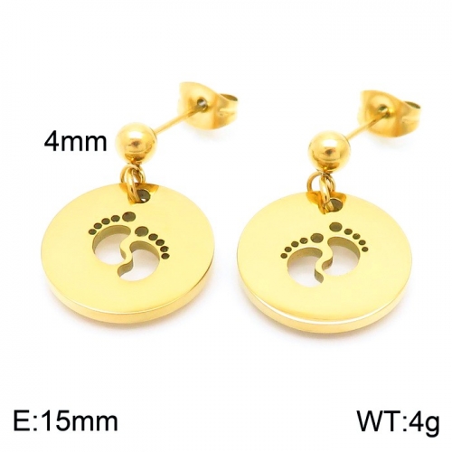 Stainless Steel Earring KE102603-Z10