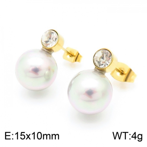 Stainless Steel Earring KE102190-Z10