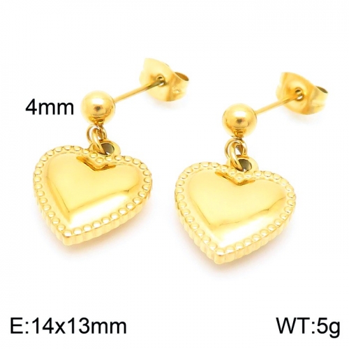 Stainless Steel Earring KE102595-Z10